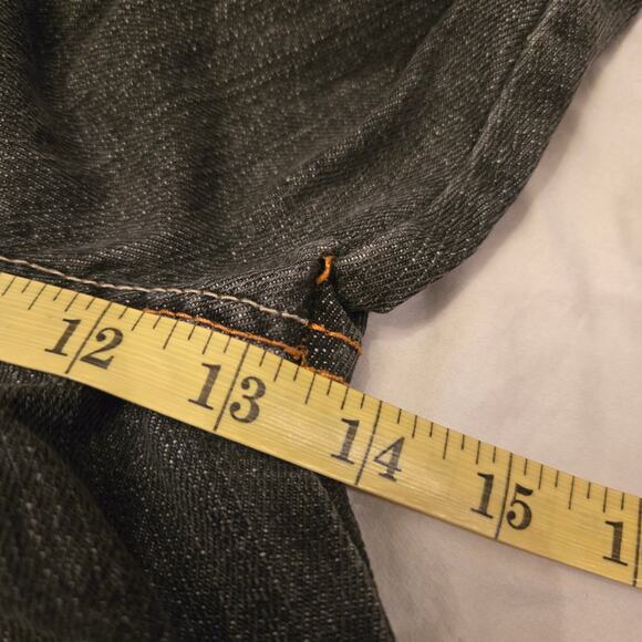 FUBU The Collection Size 36x32 Gray Denim Jeans Y2K Back Pocket Design *read* - Picture 11 of 16